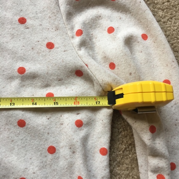 DONATING BY 7/26! Maison Jules Polka Dot sweatshirt - Picture 3 of 3